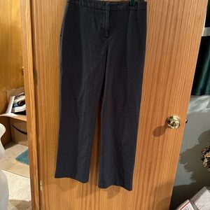 Croft & Barrow Grey Straight Leg Pants size 6 short